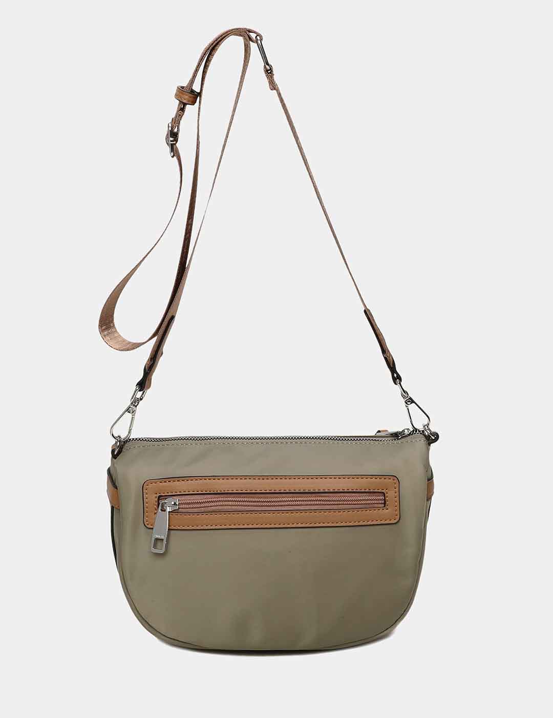 Bolso Bandolera BINNARI Mujer Multi Kaky