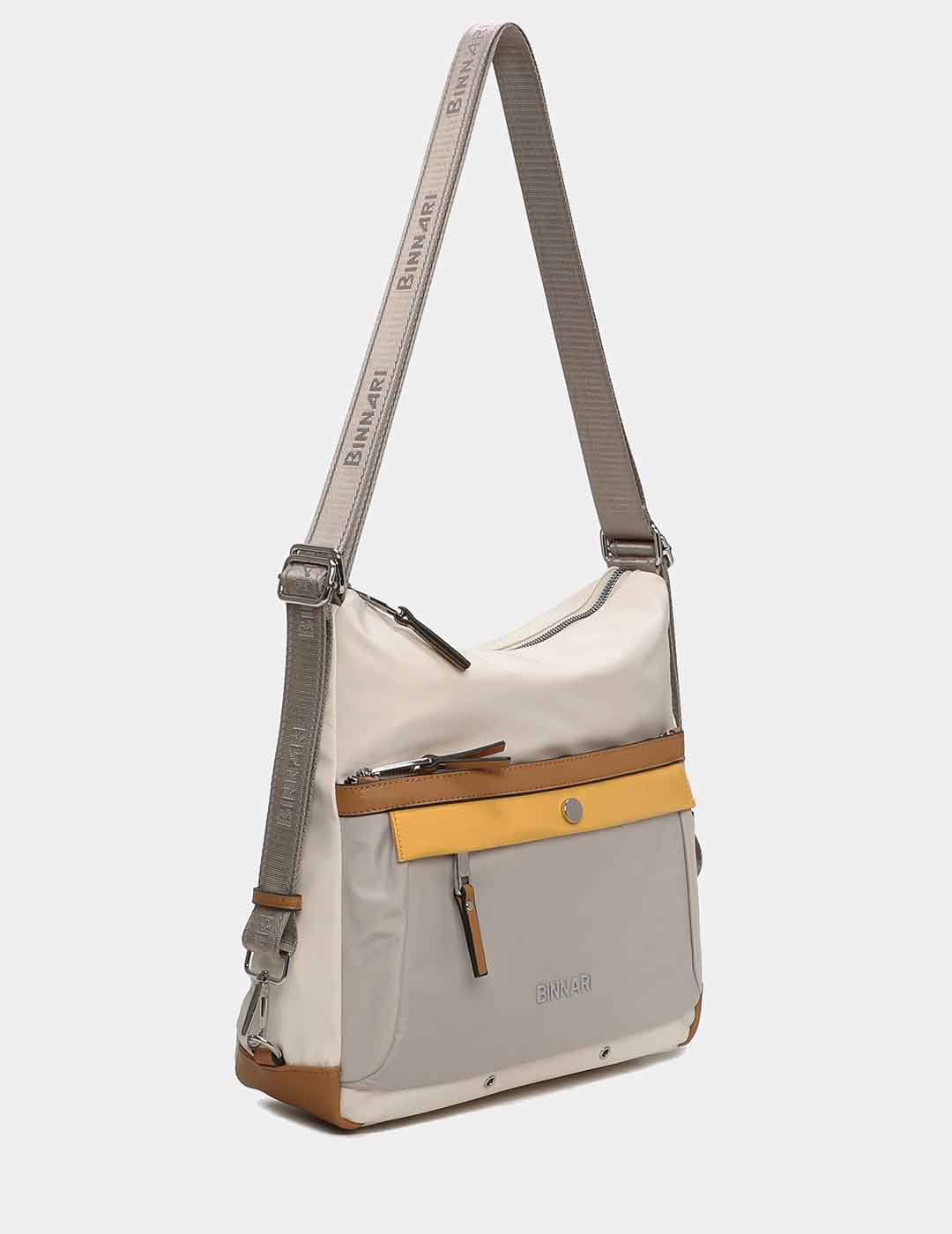 Bolso Bandolera / Mochila BINNARI Mujer Multi Hielo