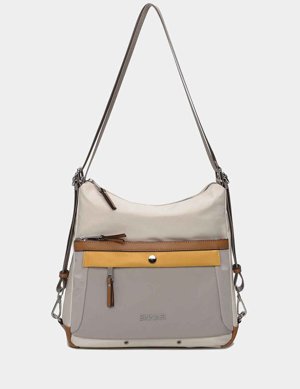Bolso Bandolera / Mochila BINNARI Mujer Multi Hielo
