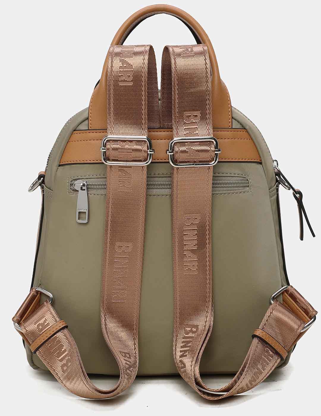 Bolso Bandolera / Mochila BINNARI Mujer Multi Kaky