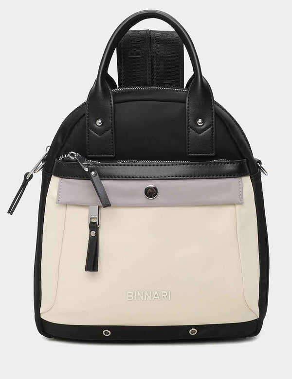 Bolso Bandolera / Mochila BINNARI Mujer Multi Negro