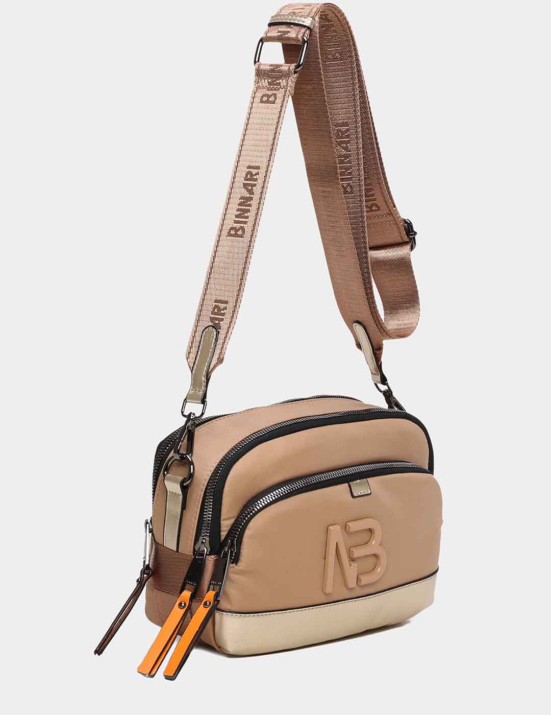 Bolso Bandolera BINNARI Mujer Camel / Cava