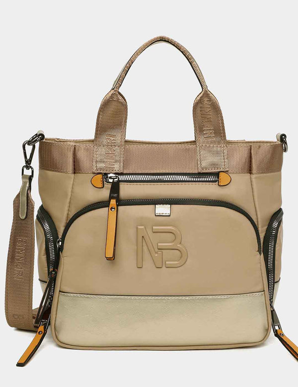 Bolso Bandolera BINNARI Mujer Camel / Cava
