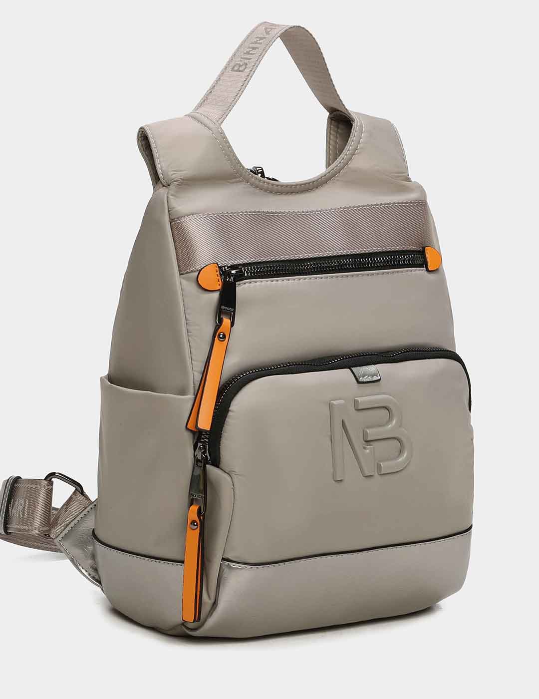 Mochila BINNARI Mujer Ceniza / Negro
