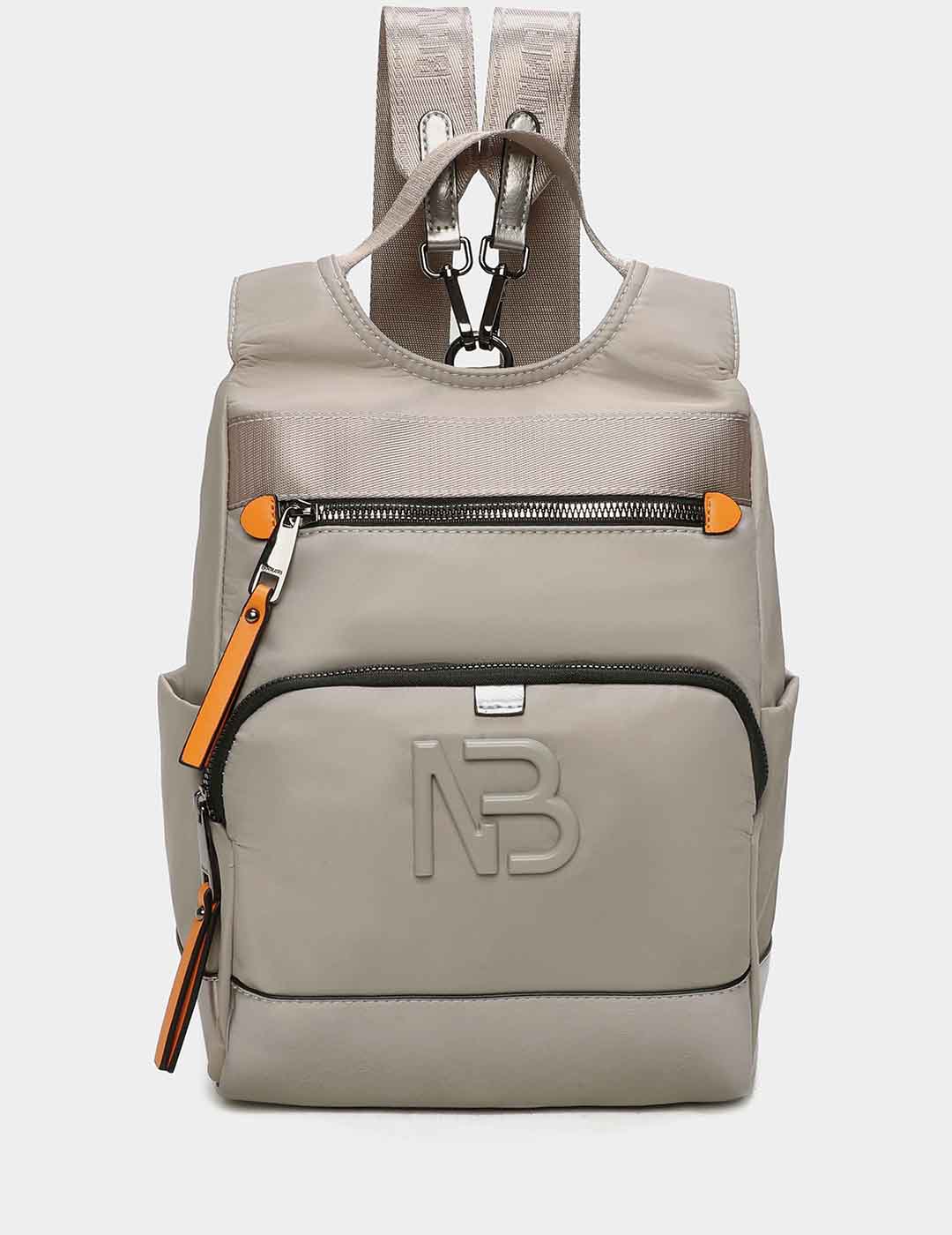 Mochila BINNARI Mujer Ceniza / Negro