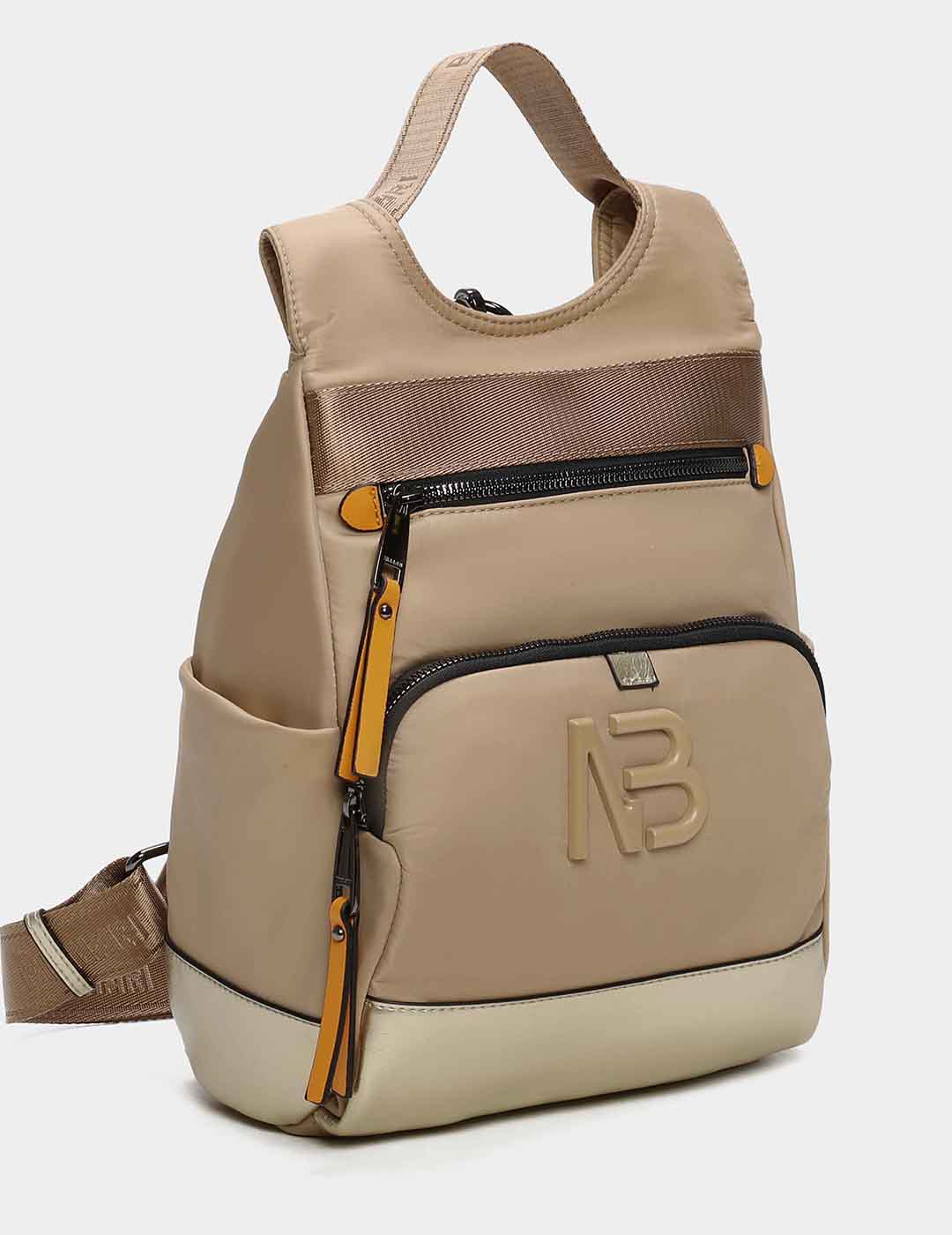 Mochila BINNARI Mujer Camel / Cava