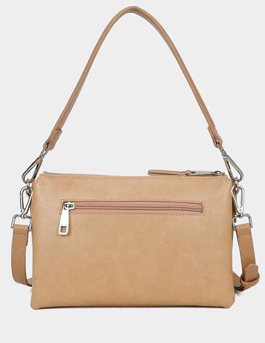 Bolso Bandolera BINNARI Mujer Camel