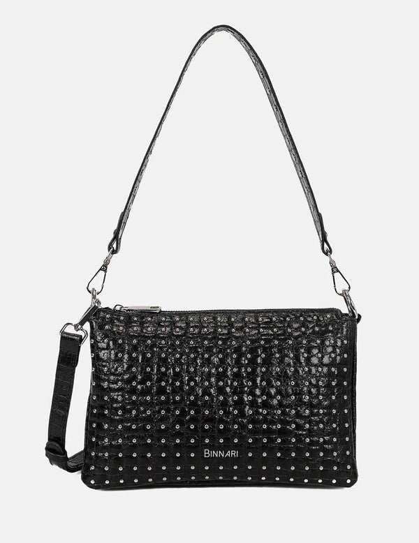 Bolso Bandolera BINNARI Mujer Negro