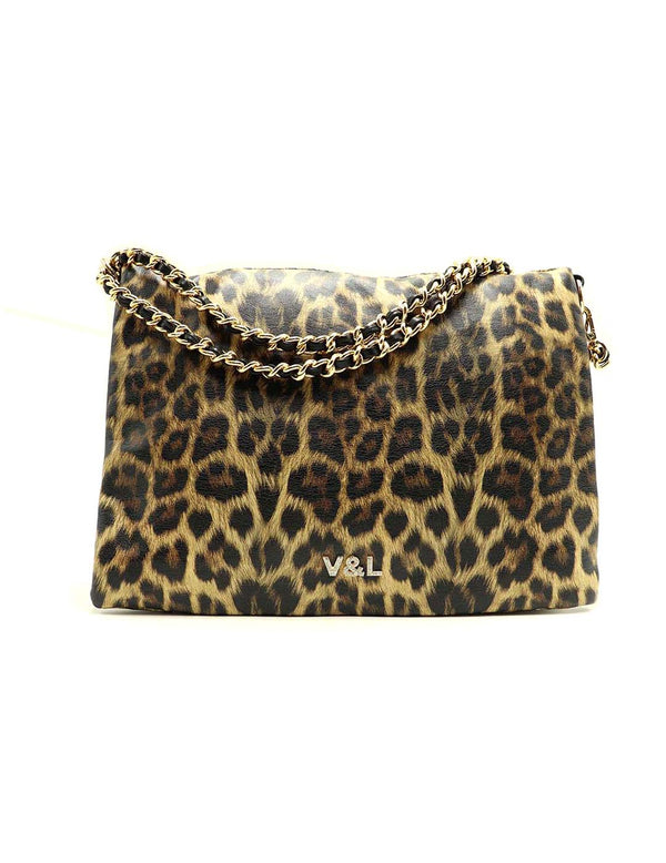 Bolso Bandolera VICTORIO & LUCCHINO Mujer Leopardo