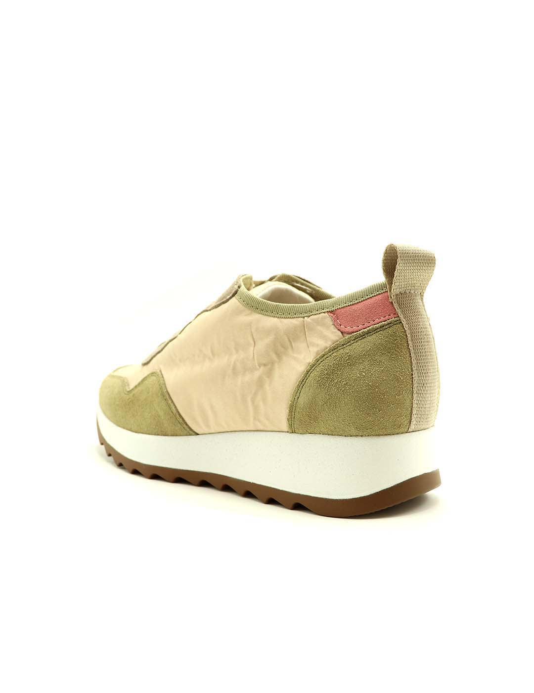 Deportivo Elásticos MERISSELL Mujer Verde / Niquel / Beig