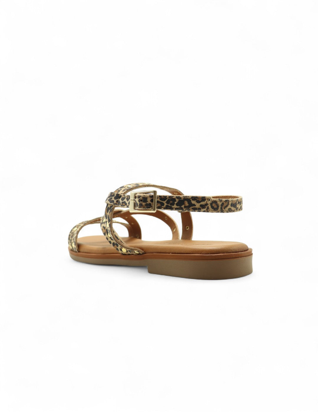 Sandalia MERISSELL Mujer Leopardo / Cuero