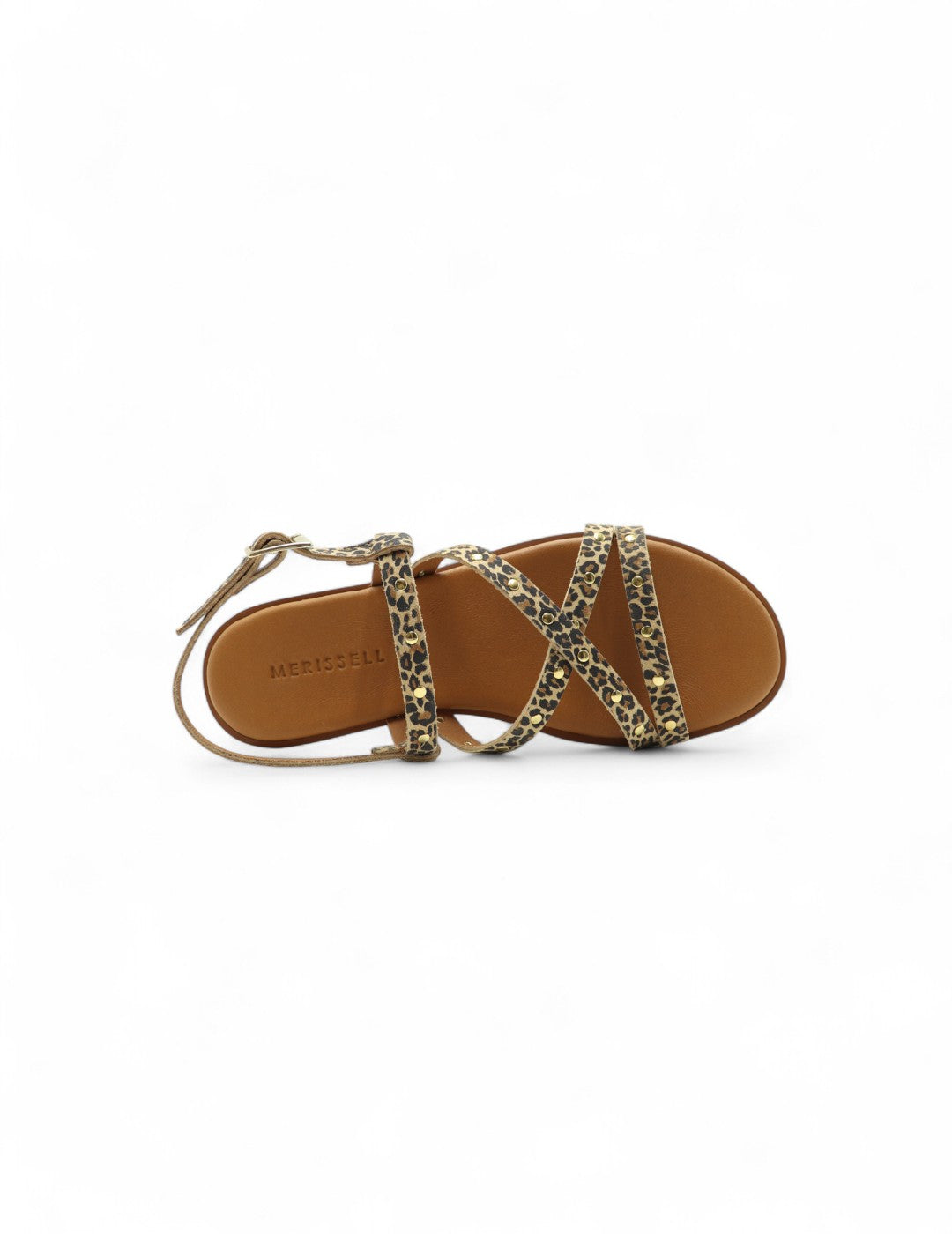 Sandalia MERISSELL Mujer Leopardo / Cuero