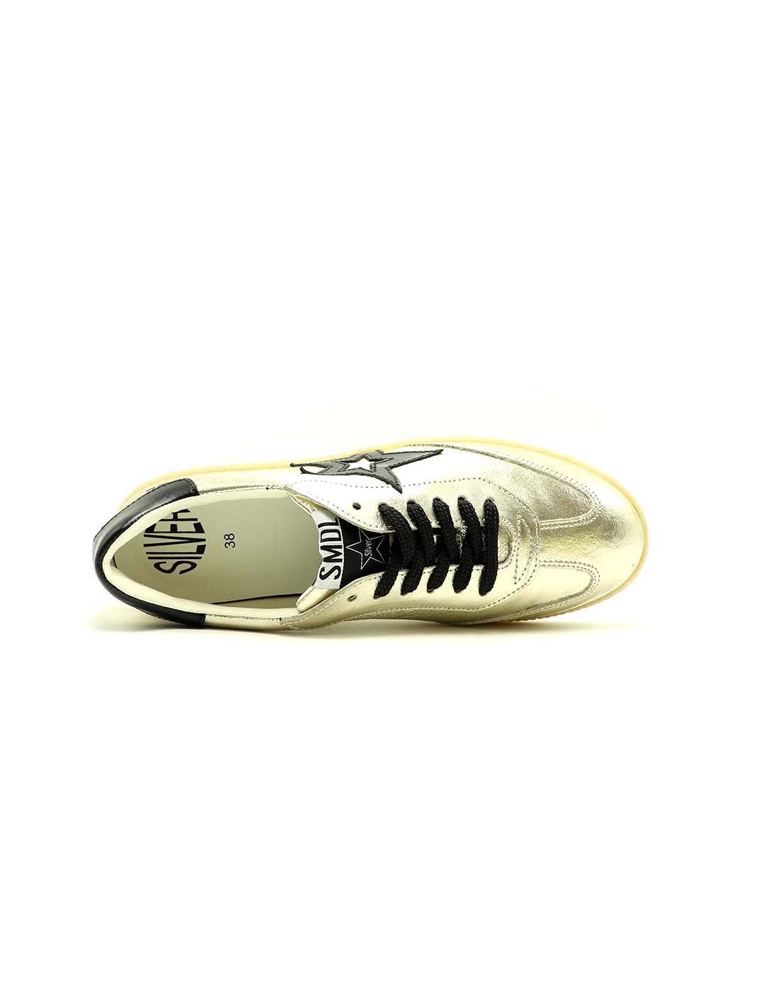 Deportivo Cordones SILVER MOOSE DELUXE Mujer Oro Suave