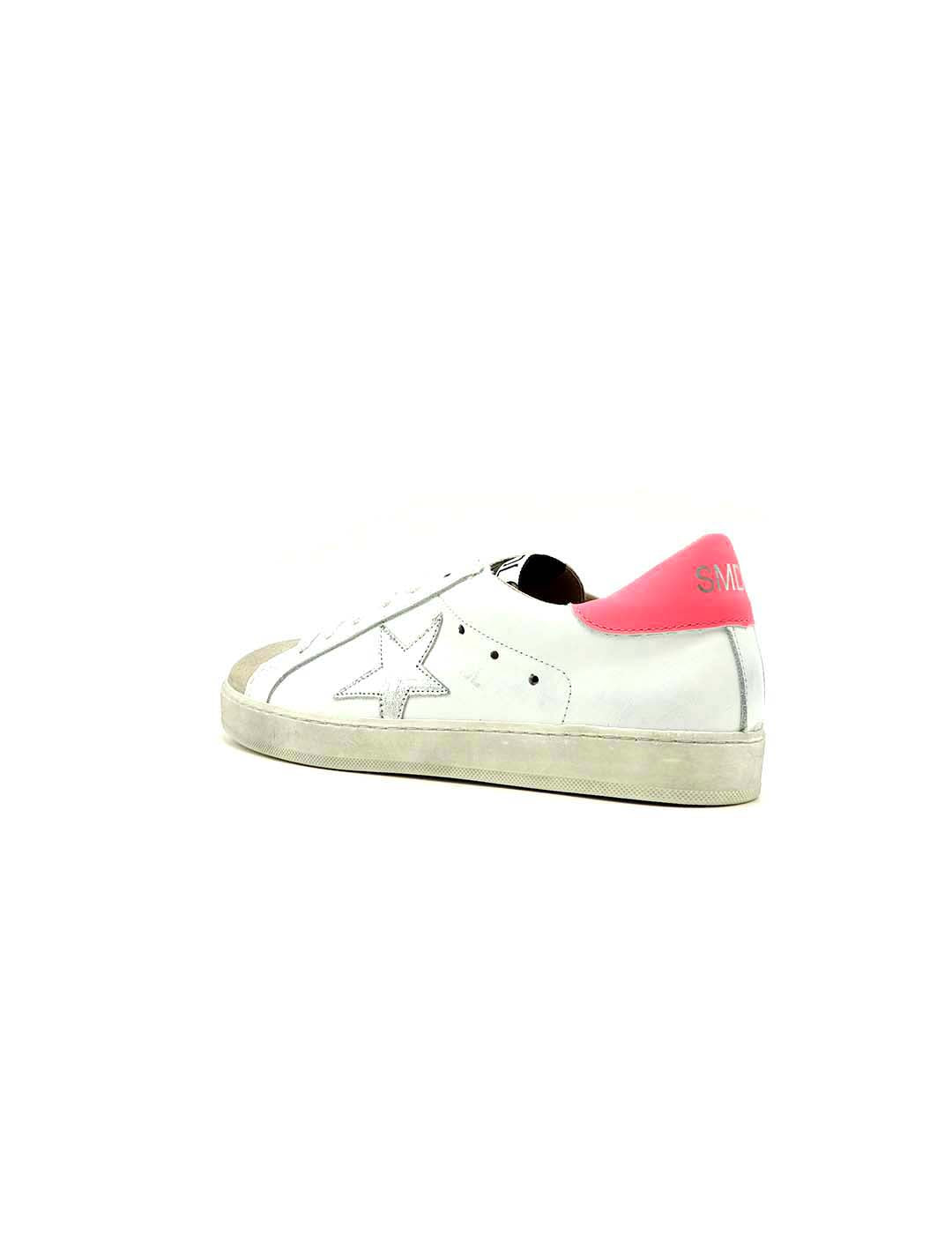 Deportivo Cordones SILVER MOOSE DELUXE Mujer Blanco / Perla / Fuxia