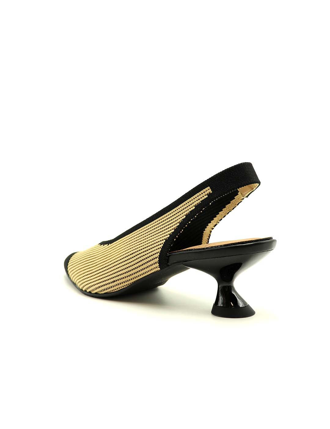 Destalonado Elástico MISS ELASTIC Mujer Camel / Negro