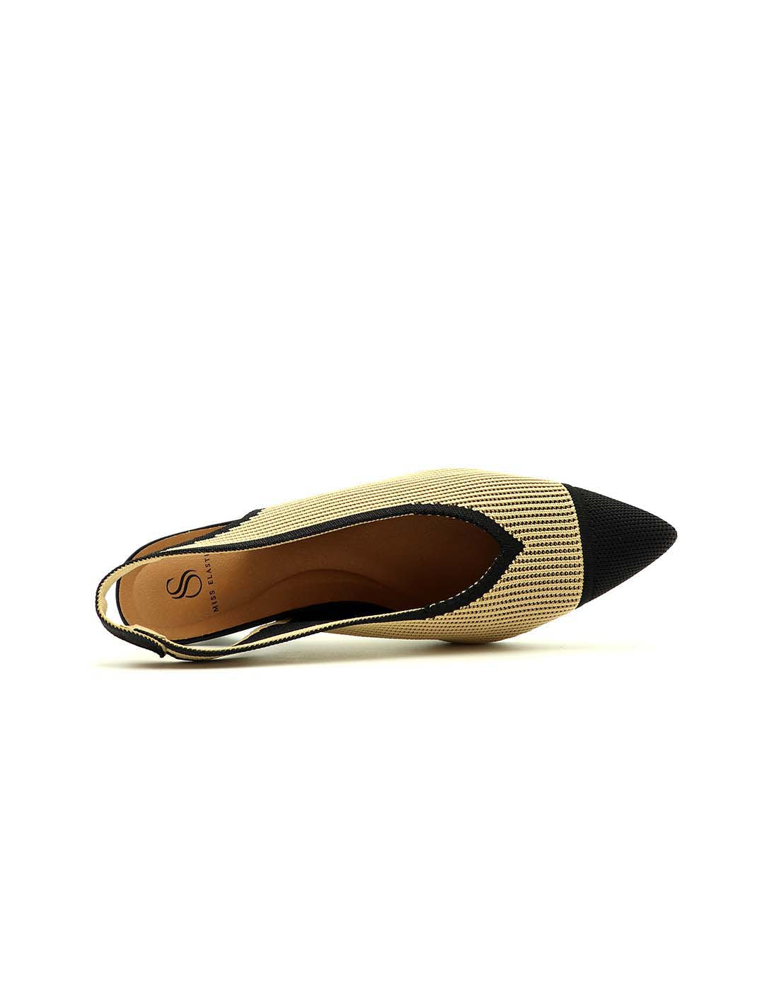 Destalonado Elástico MISS ELASTIC Mujer Camel / Negro