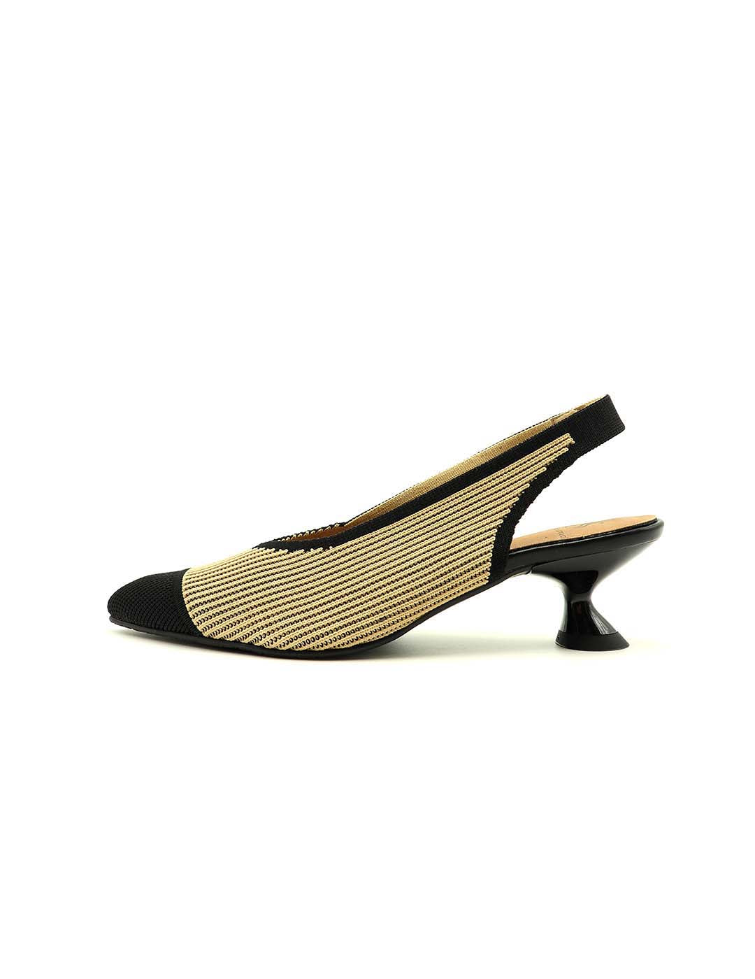 Destalonado Elástico MISS ELASTIC Mujer Camel / Negro