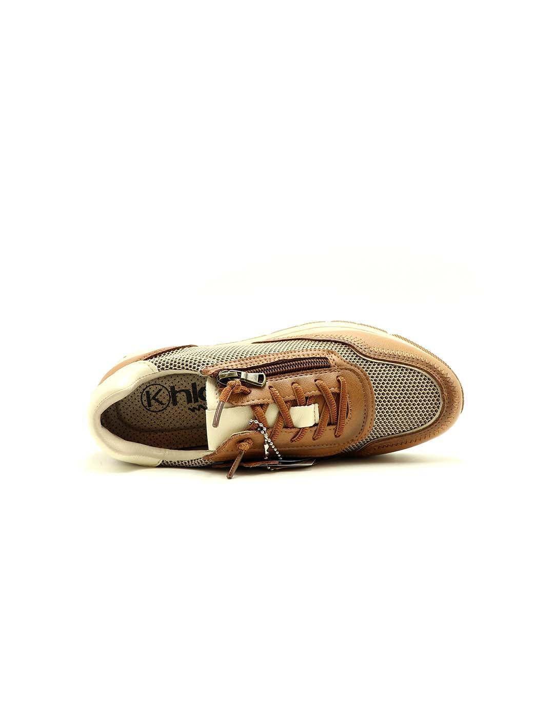 Deportivo Cordones KHLOE Mujer Cuero