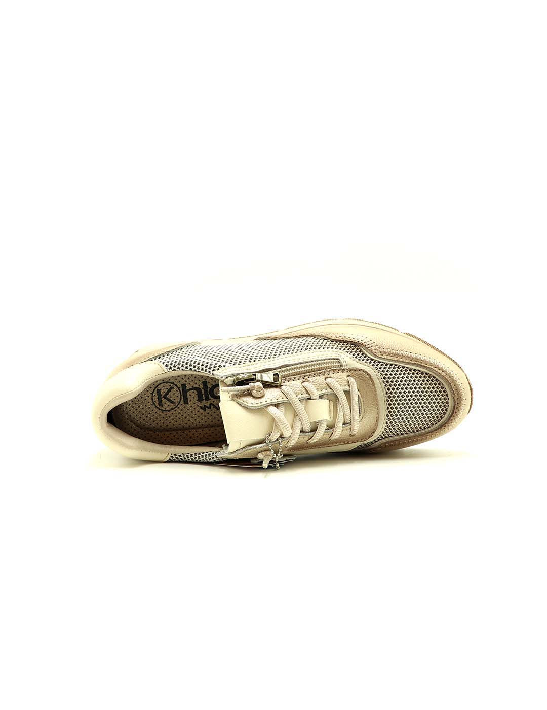 Deportivo Cordones KHLOE Mujer Oro