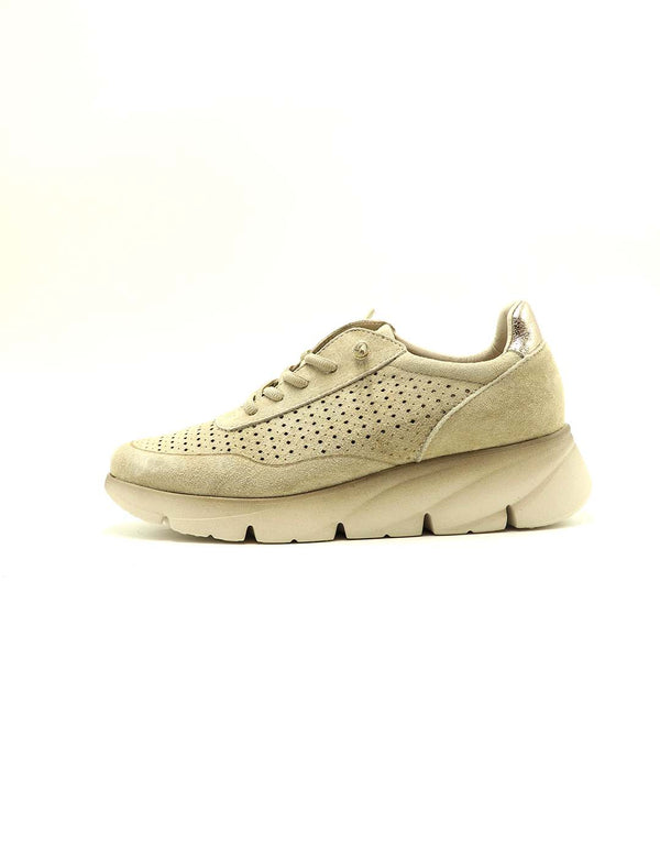 Deportivo Cordones KHLOE Mujer Taupe