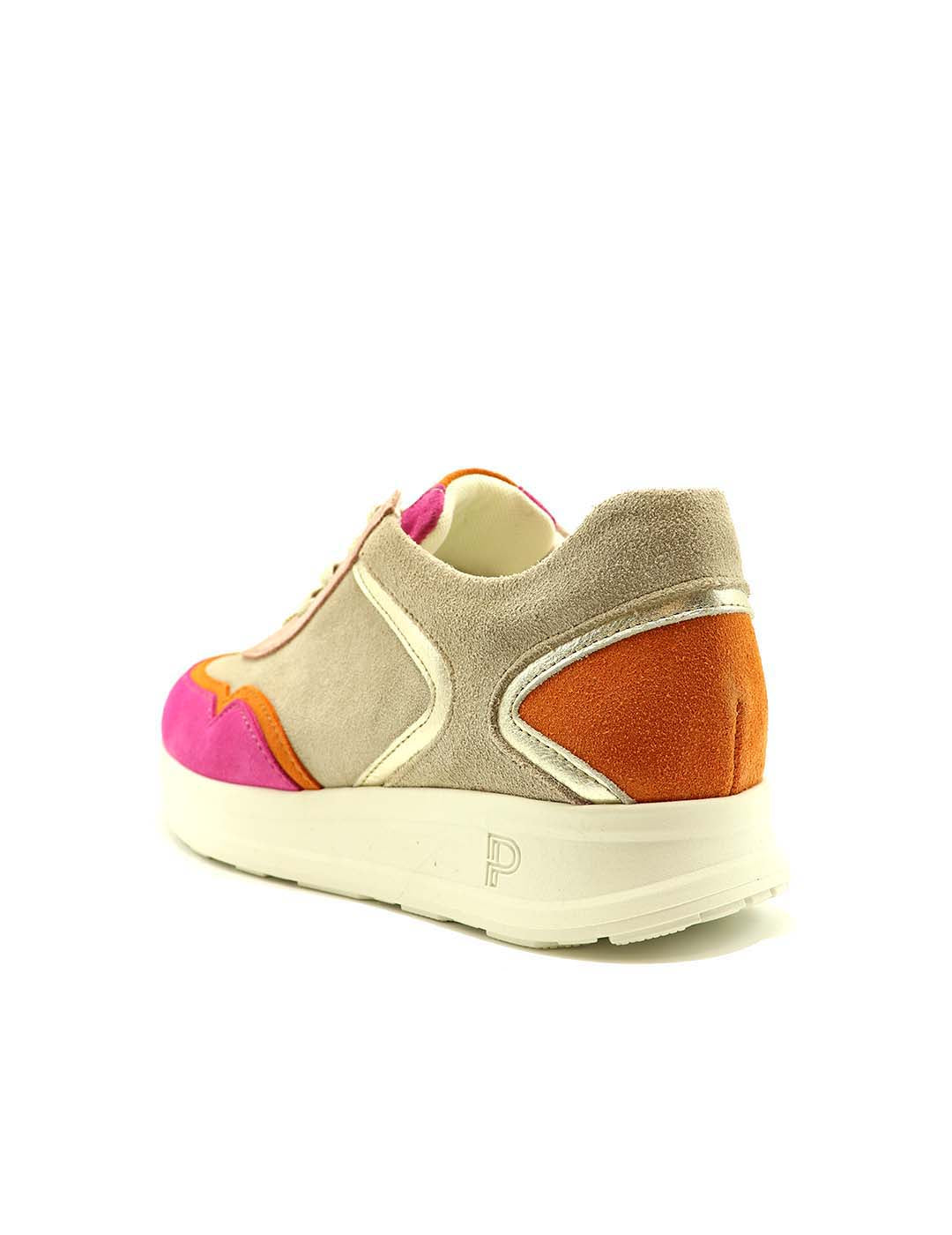 Deportivo Cordones PITILLOS Mujer Fuxia / Naranja / Taupe / Oro