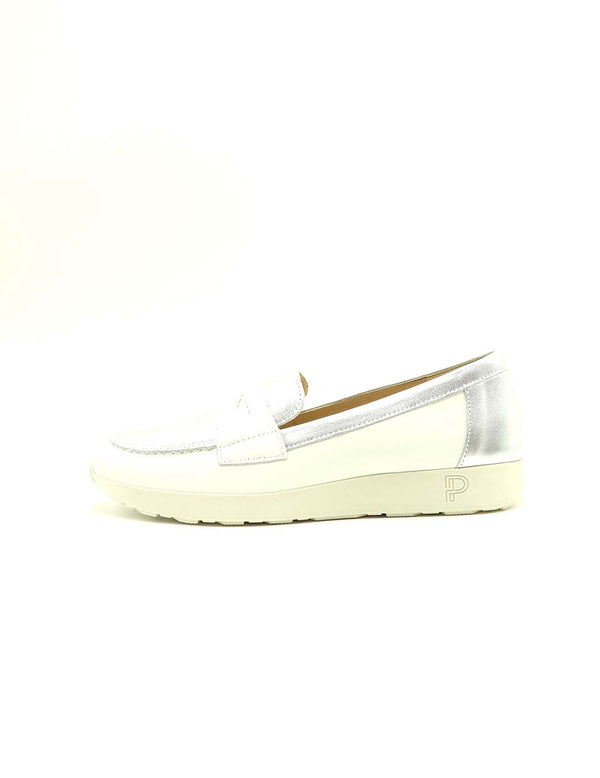 Mocasín PITILLOS Mujer Blanco / Plata