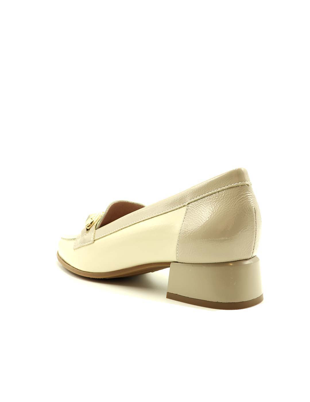 Mocasín Trebilla Oro PITILLOS Mujer Crema / Piedra