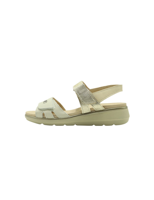 Sandalia PITILLOS Mujer Glacial / Oro