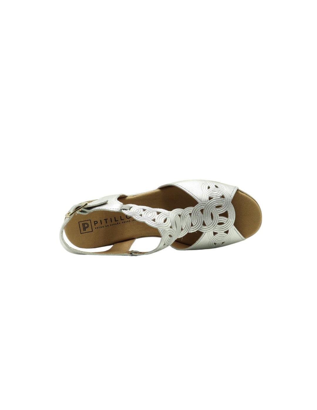 Sandalia PITILLOS Mujer Plata