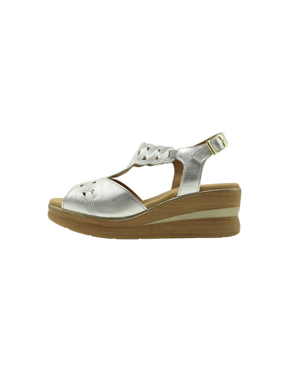 Sandalia PITILLOS Mujer Plata
