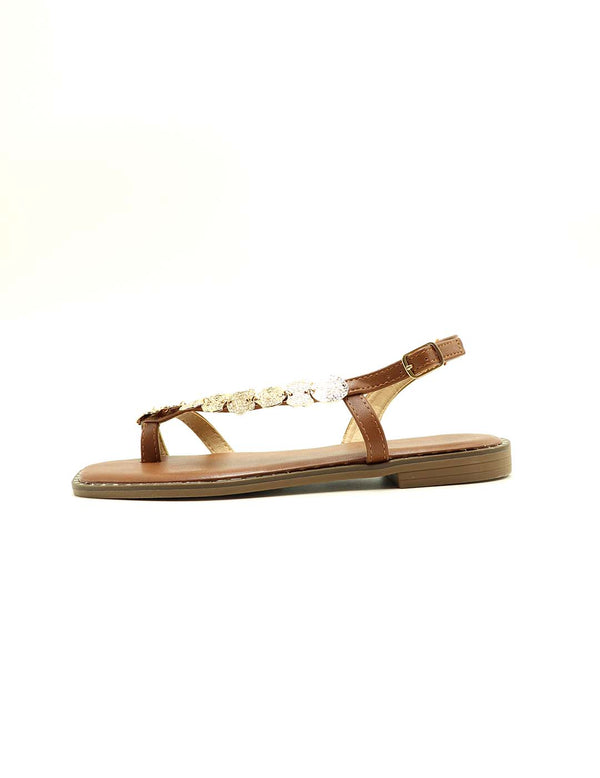Esclava Apliques STAY Mujer Camel