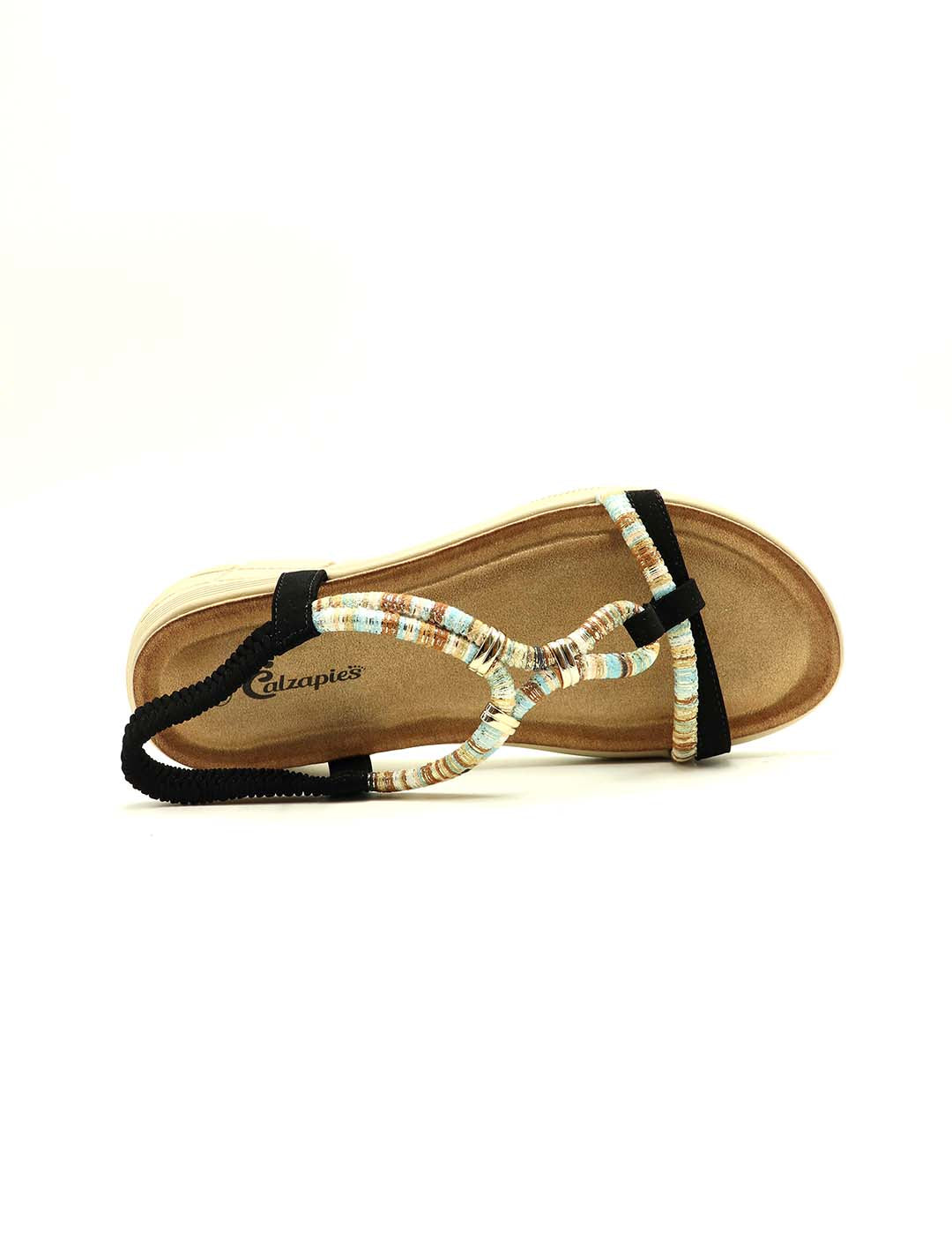 Sandalia Greca STAY Mujer Negro