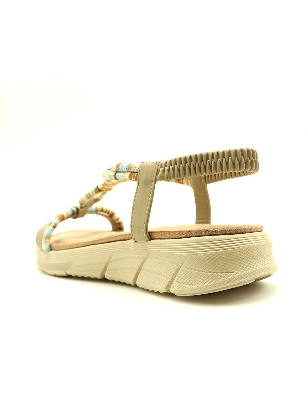 Sandalia Greca STAY Mujer Beig