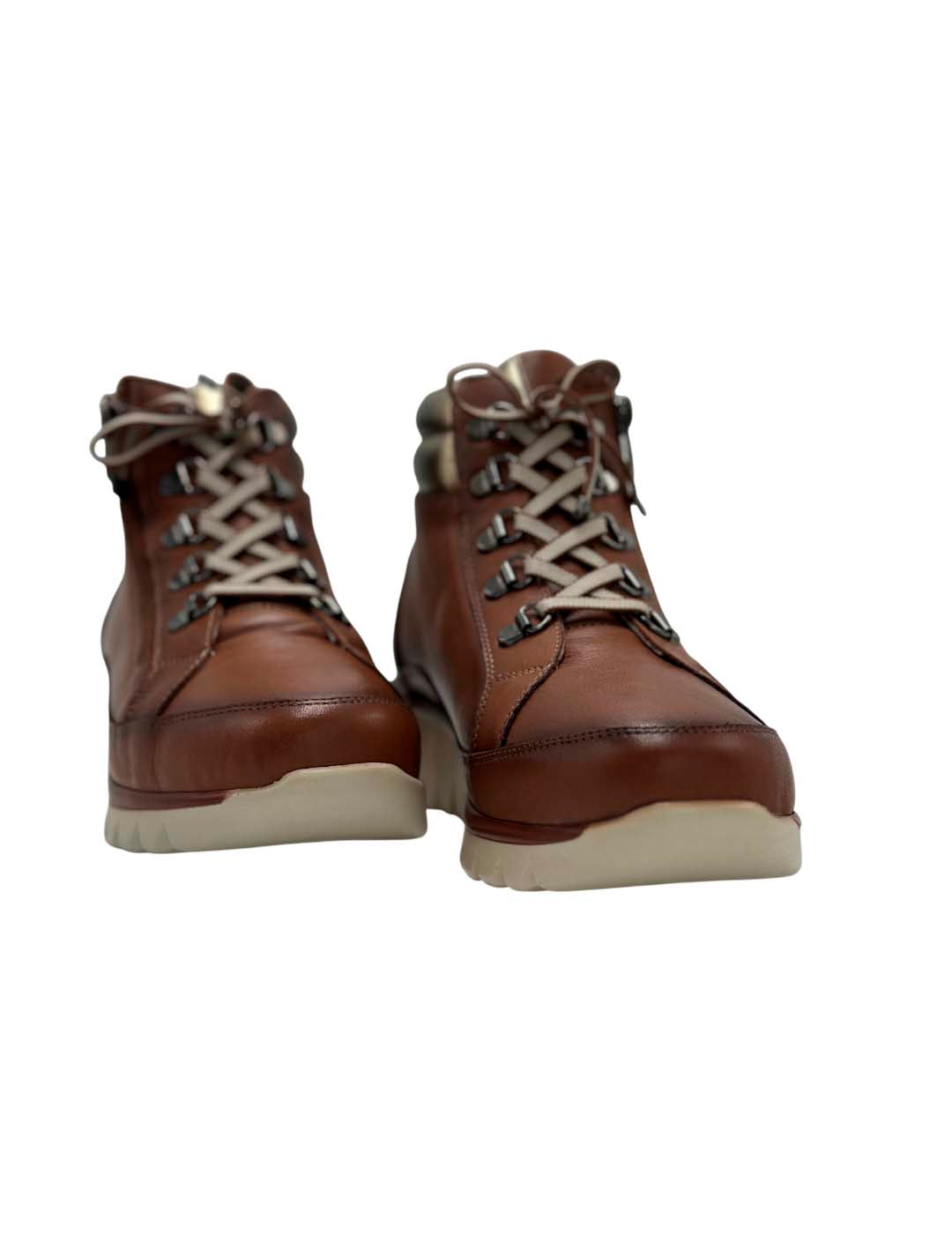 Botín Cordones / Cremallera ERASE Mujer Cuero