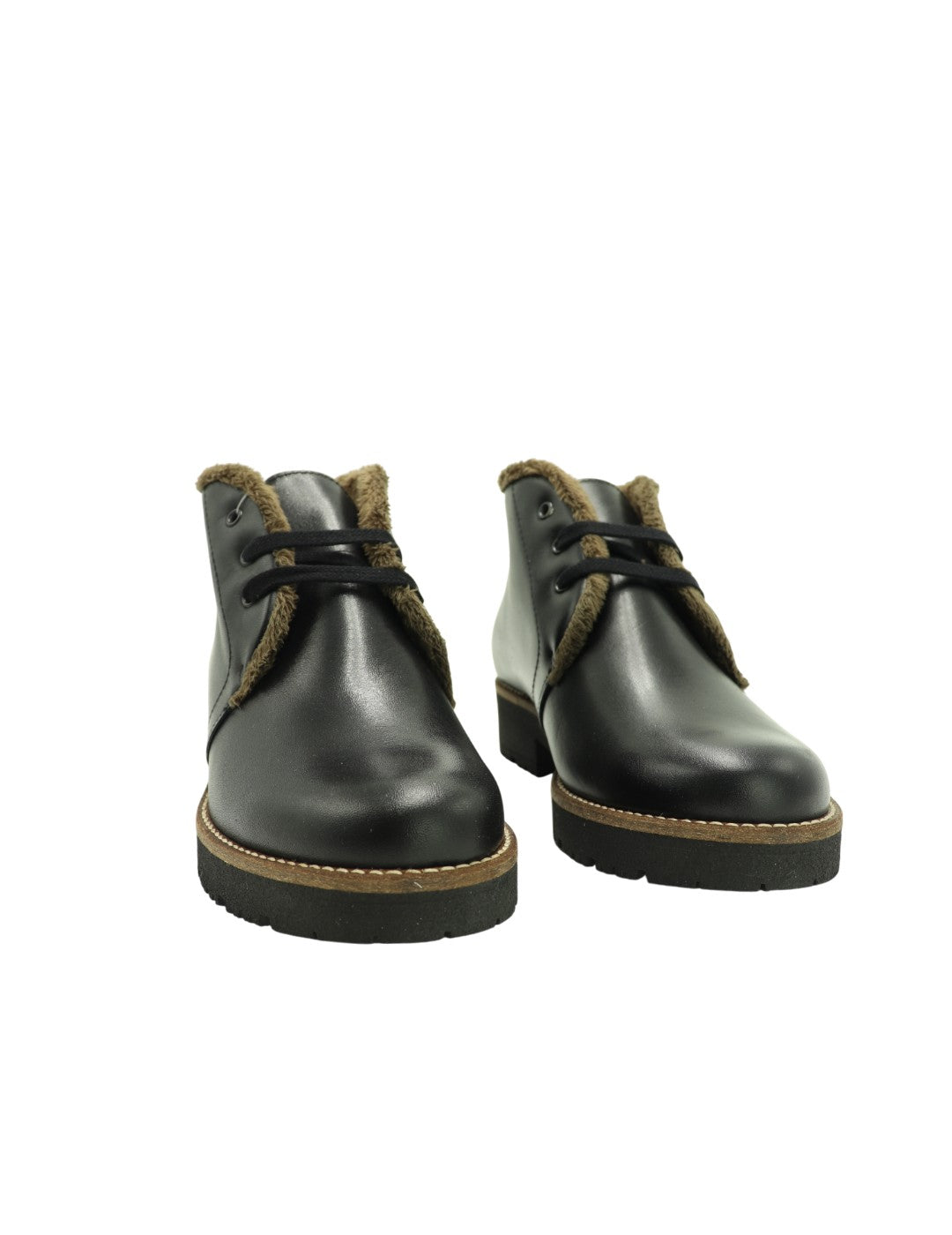 Botín Collarín Pelo PITILLOS Mujer Negro