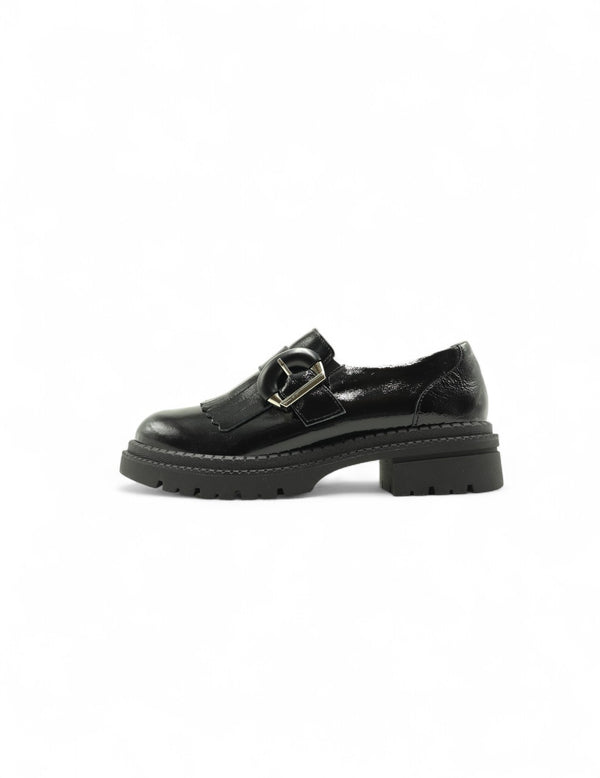 Mocasín Alto Hebilla PITILLOS Mujer Negro