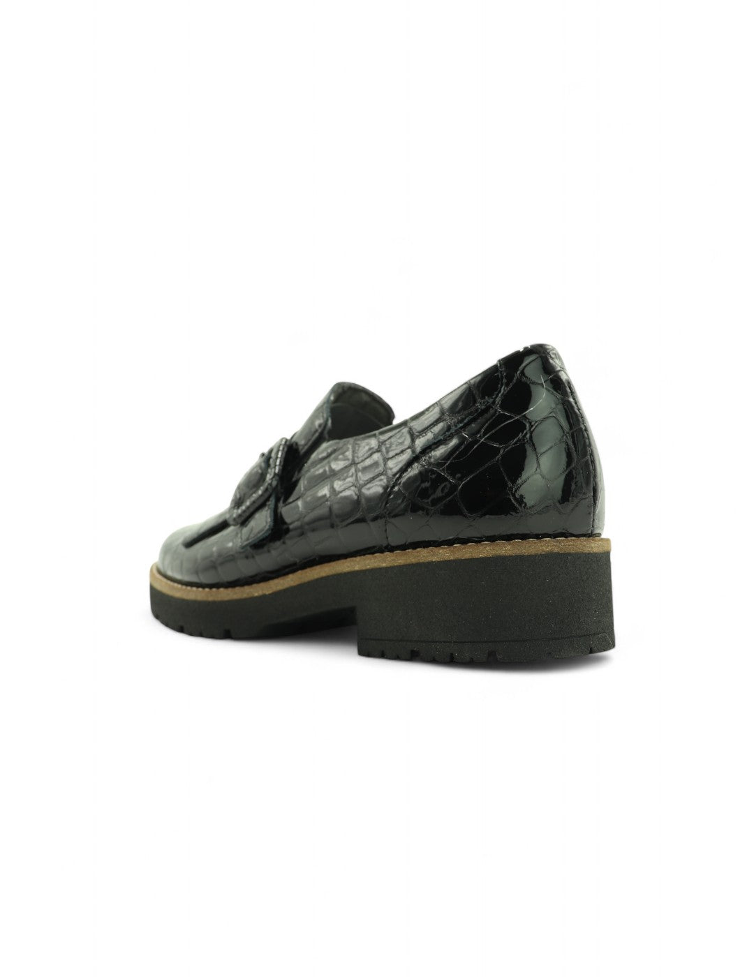 Mocasín Alto PITILLOS Mujer Negro