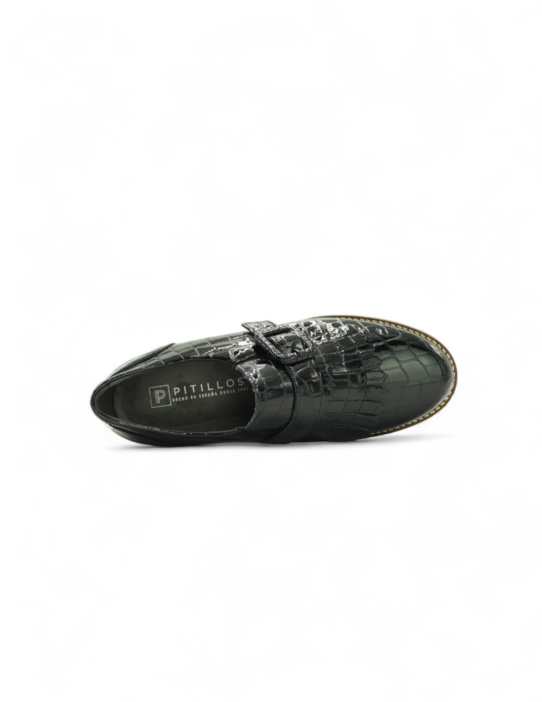 Mocasín Alto PITILLOS Mujer Negro