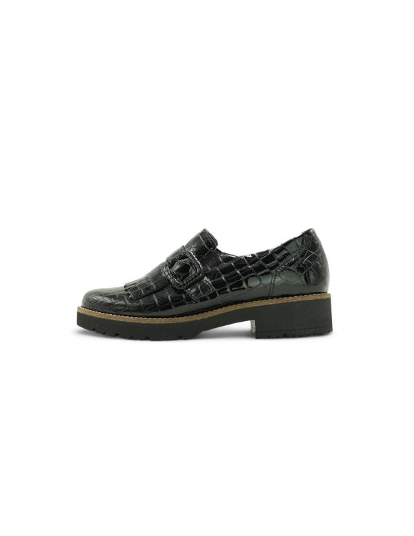 Mocasín Alto PITILLOS Mujer Negro