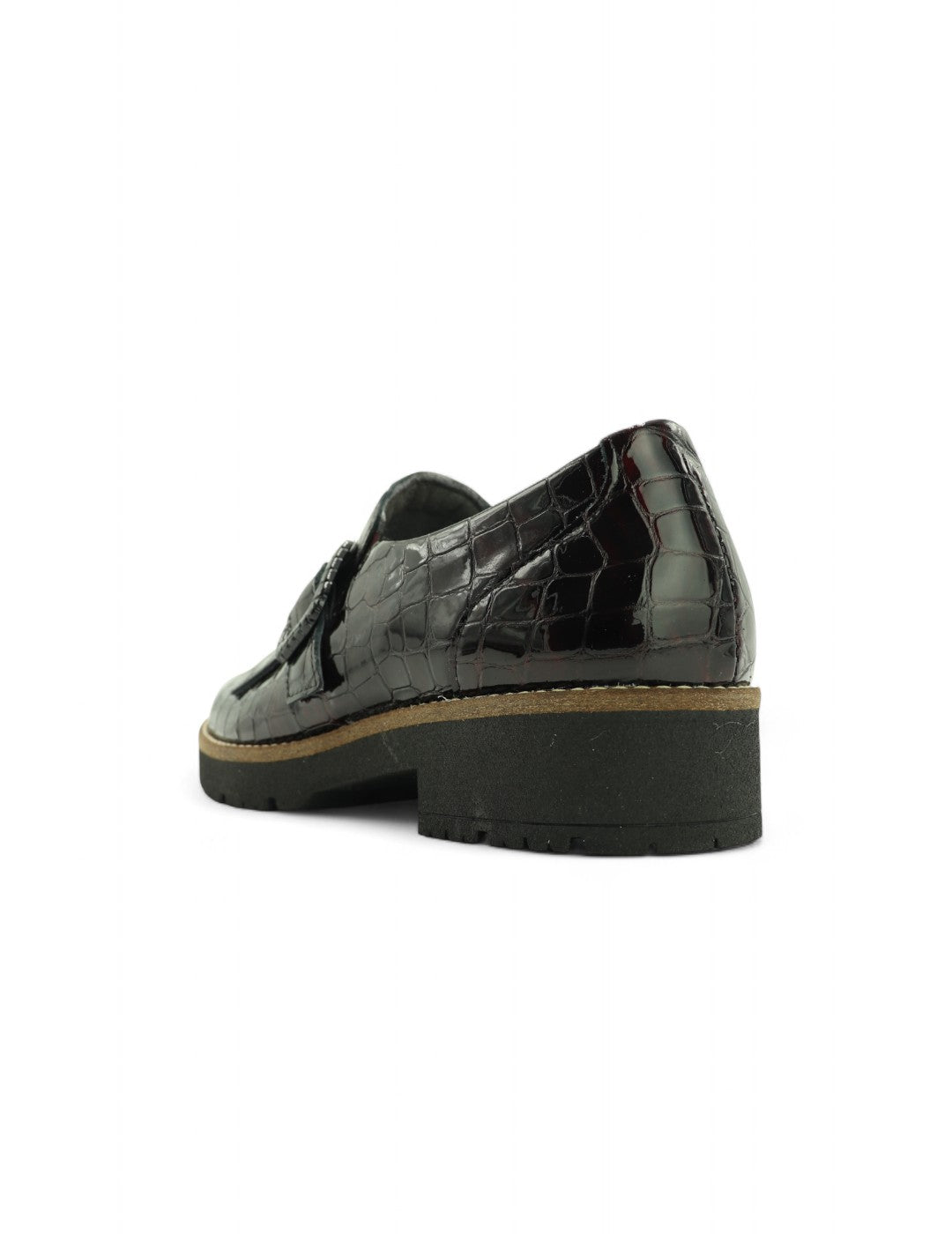 Mocasín Alto PITILLOS Mujer Burdeos