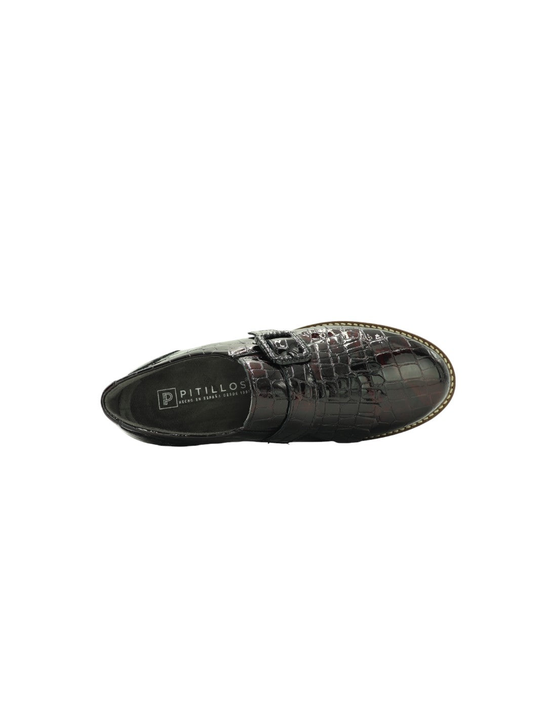 Mocasín Alto PITILLOS Mujer Burdeos