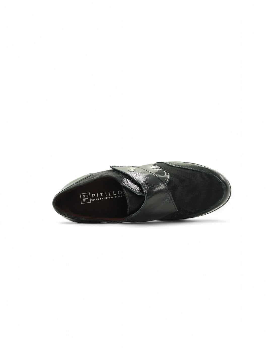 Mocasín Velcro PITILLOS Mujer Negro