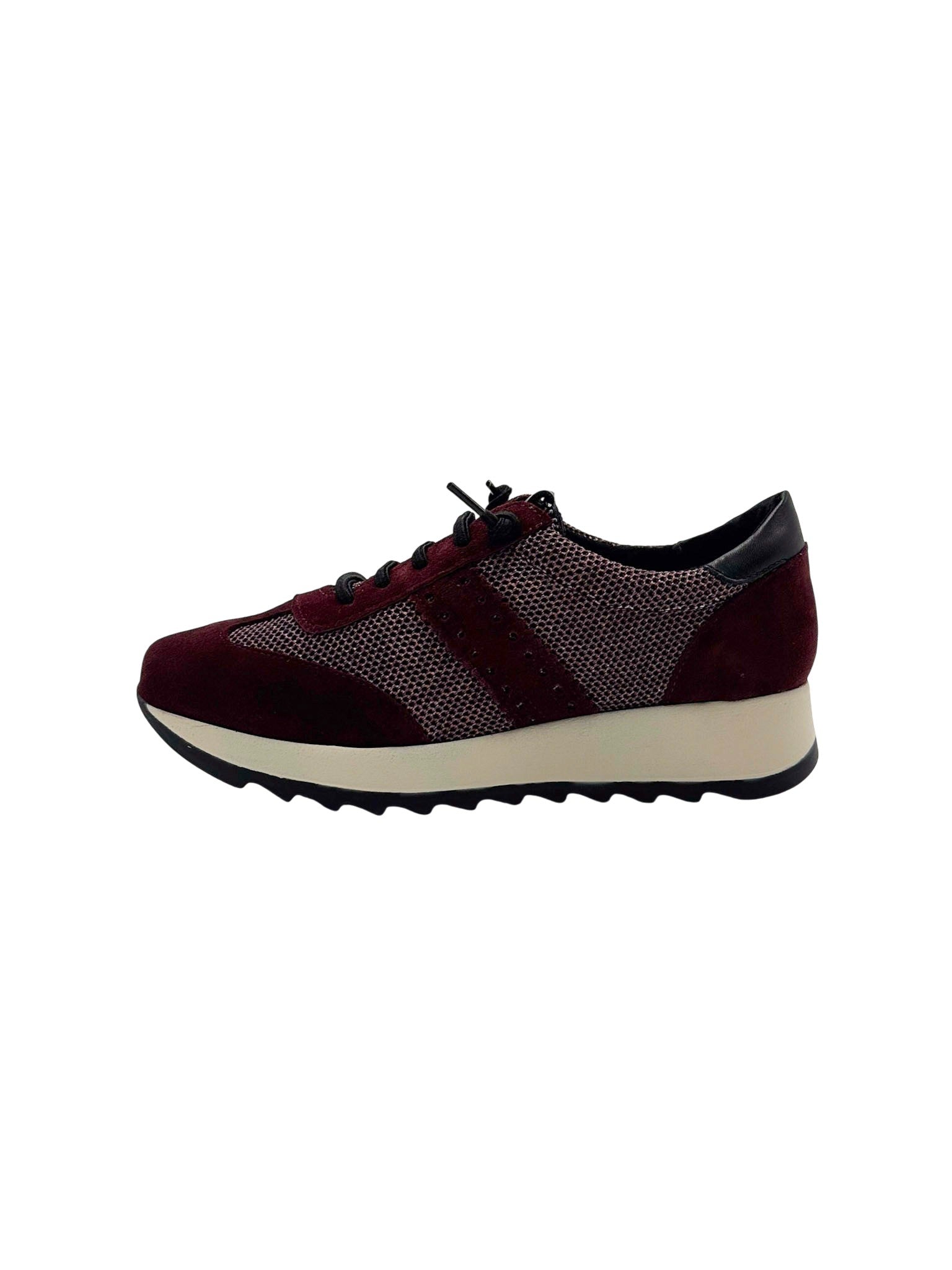Deportivo Cordones MERISSELL Mujer Combi Burdeos