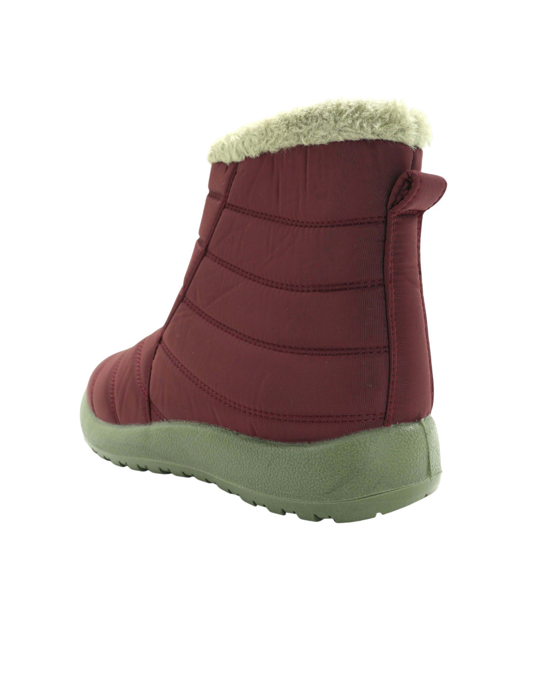 Botín Pelo STAY Mujer Burdeos