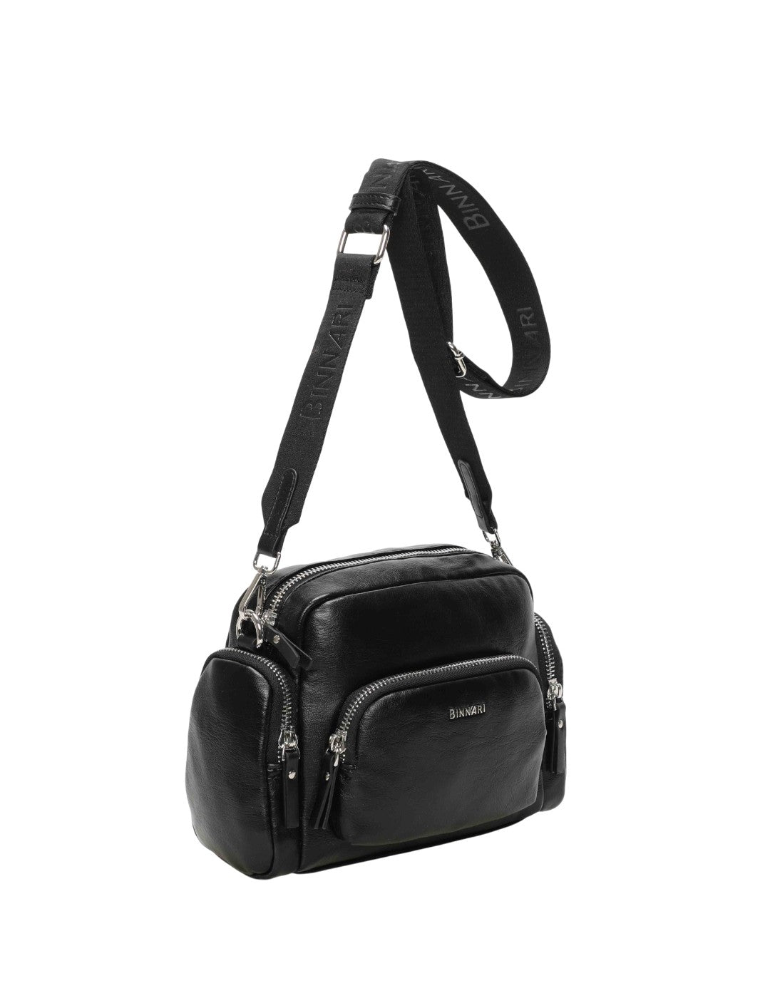Bolso Bandolera BINNARI Mujer Negro