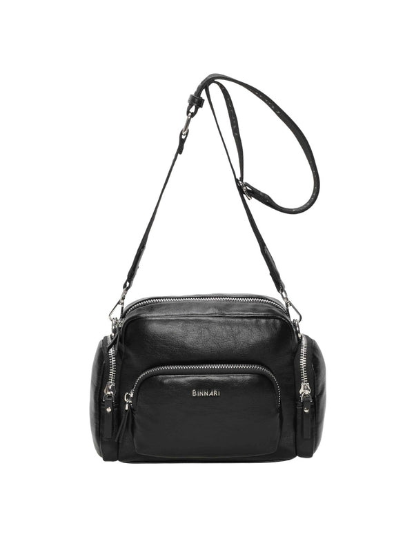 Bolso Bandolera BINNARI Mujer Negro