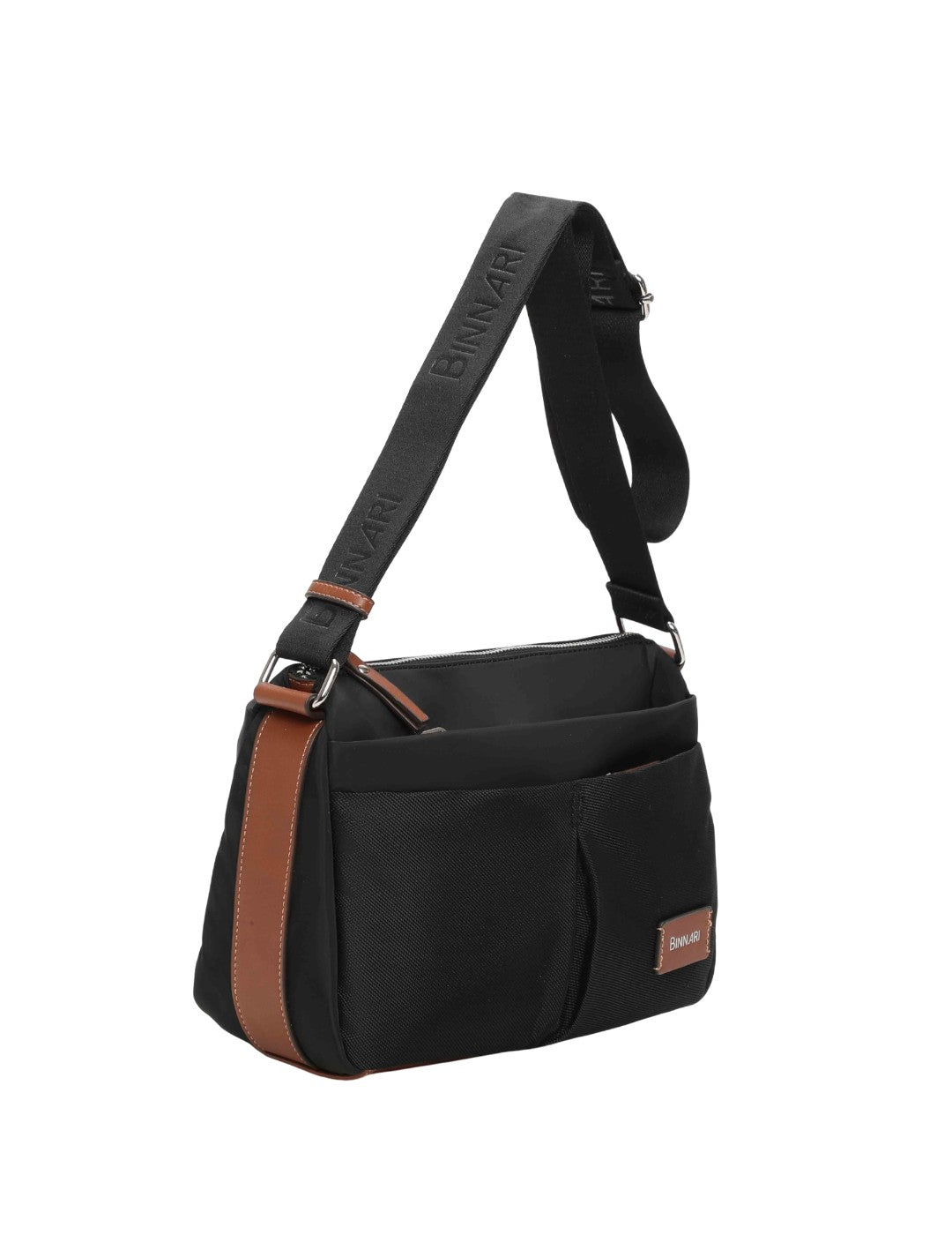 Bolso Bandolera BINNARI Mujer Negro