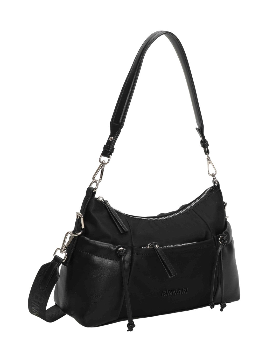 Bolso Bandolera BINNARI Mujer Negro