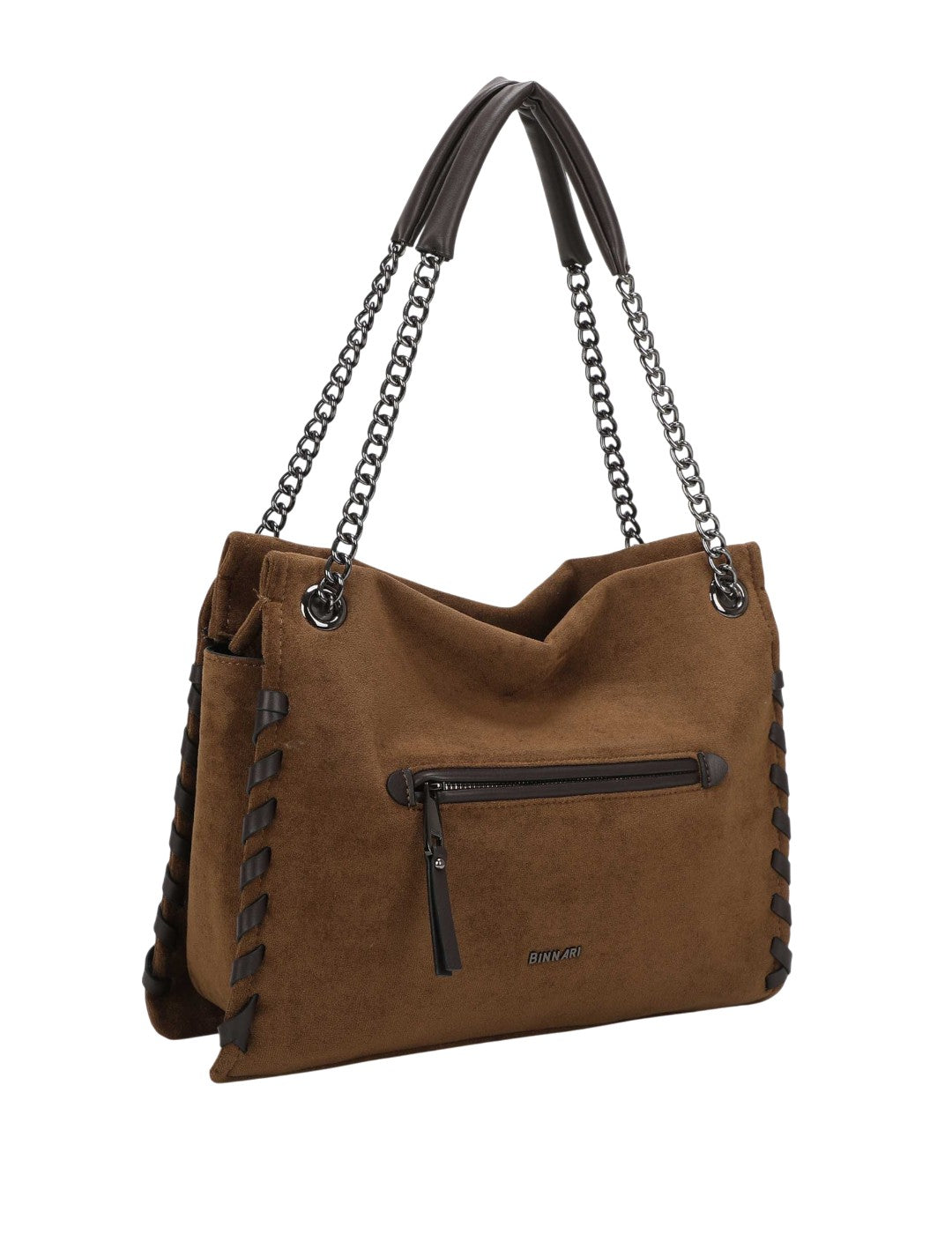 Bolso De Hombro / Bandolera BINNARI Mujer Tabaco