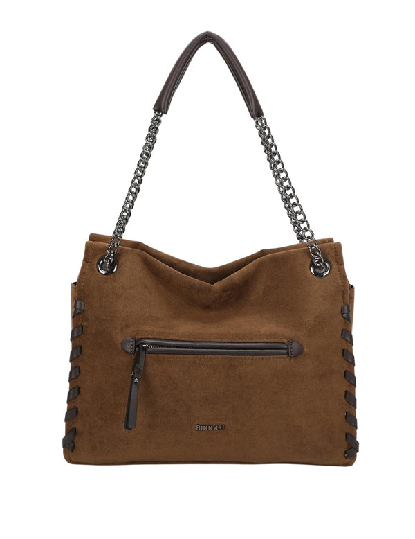 Bolso De Hombro / Bandolera BINNARI Mujer Tabaco